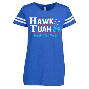 Hawk Tuah 24 Spit On That Enza Ladies Jersey Football T-Shirt