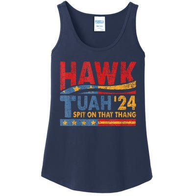 Hawk Tuah 24 Spit On That Thang Ladies Essential Tank