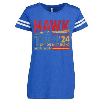 Hawk Tuah 24 Spit On That Thang Enza Ladies Jersey Football T-Shirt