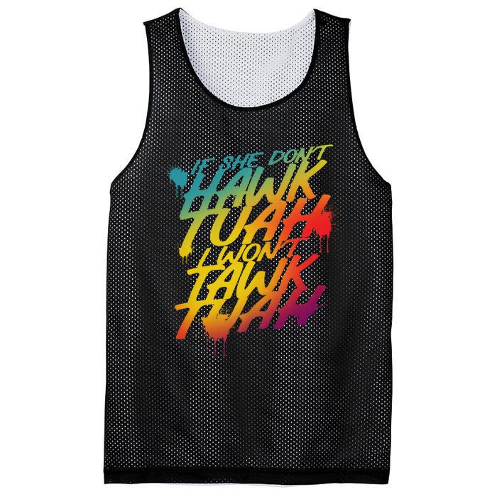 Hawk Tuah 24 Spit On That Thang Hawk Tush For President 2024 Election Parody Mesh Reversible Basketball Jersey Tank