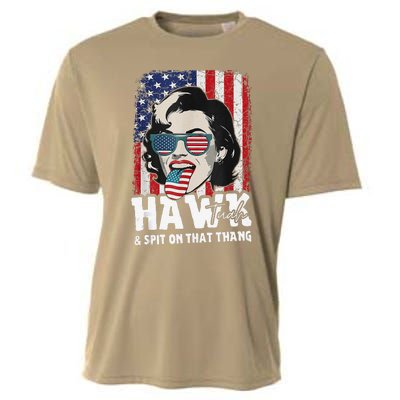 Hawk Tuah 24 Spit On That Thing Cooling Performance Crew T-Shirt