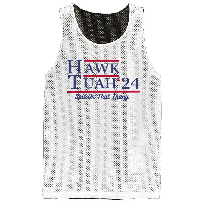 Hawk Tuah 24 Spit On That Thang Gift Mesh Reversible Basketball Jersey Tank