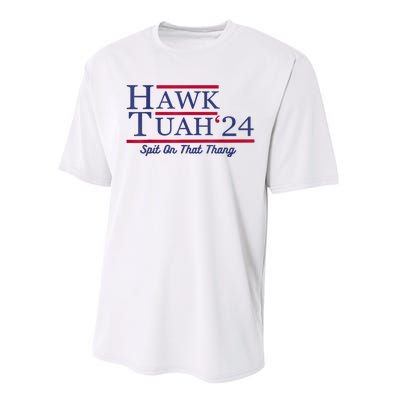 Hawk Tuah 24 Spit On That Thang Gift Performance Sprint T-Shirt