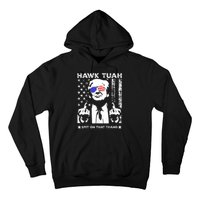 Hawk Tuah 24 Spit On That Thang Hawk Tush For President 2024 Election Parody Hoodie