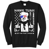 Hawk Tuah 24 Spit On That Thang Hawk Tush For President 2024 Election Parody Sweatshirt