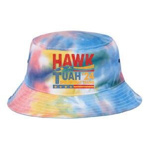 Hawk Tuah 24 Spit On That Thang Tie Dye Newport Bucket Hat