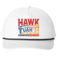 Hawk Tuah 24 Spit On That Thang Snapback Five-Panel Rope Hat