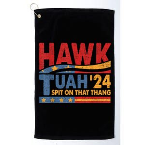 Hawk Tuah 24 Spit On That Thang Platinum Collection Golf Towel