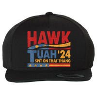 Hawk Tuah 24 Spit On That Thang Wool Snapback Cap