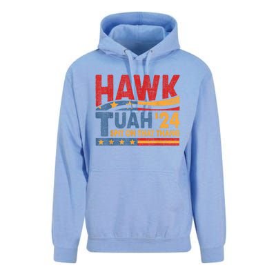 Hawk Tuah 24 Spit On That Thang Unisex Surf Hoodie