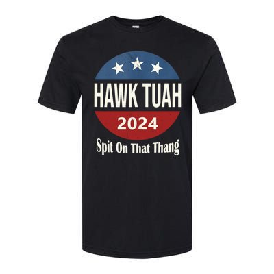 Hawk Tuah 24 Spit On That Thang Softstyle® CVC T-Shirt