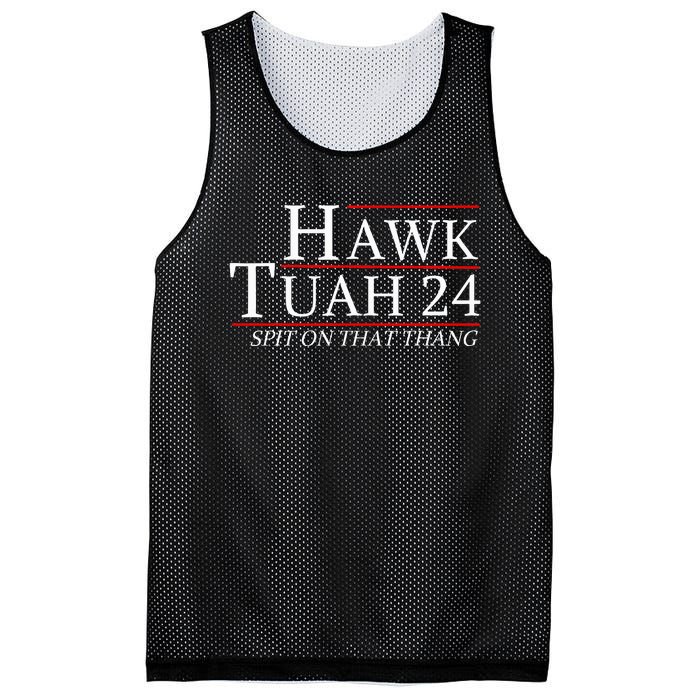 Hawk Tuah 24 Election Spit On That Thing Trending Meme 2024 Mesh Reversible Basketball Jersey Tank