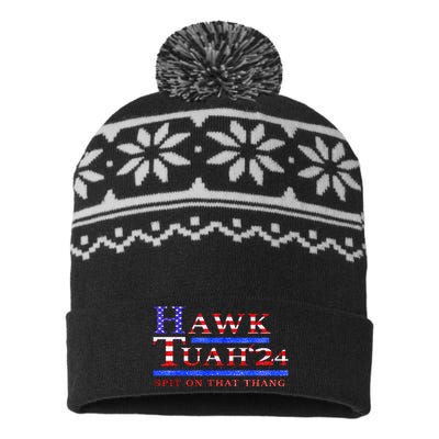 Hawk Tush 24 Spit On That Thing Gift USA-Made Snowflake Beanie