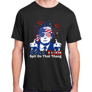 Hawk Tuah 24 Spit On That Thang Hawk Tush For President 2024 Election Parody Adult ChromaSoft Performance T-Shirt