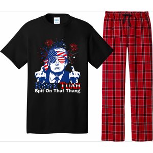 Hawk Tuah 24 Spit On That Thang Hawk Tush For President 2024 Election Parody Pajama Set