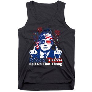 Hawk Tuah 24 Spit On That Thang Hawk Tush For President 2024 Election Parody Tank Top