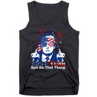 Hawk Tuah 24 Spit On That Thang Hawk Tush For President 2024 Election Parody Tank Top