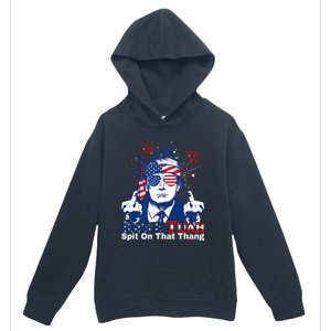 Hawk Tuah 24 Spit On That Thang Hawk Tush For President 2024 Election Parody Urban Pullover Hoodie