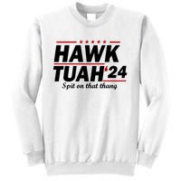 Hawk Tuah 24 Spit On That Thang Hawk Tush For President 2024 Election Parody Sweatshirt