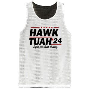 Hawk Tuah 24 Spit On That Thang Hawk Tush For President 2024 Election Parody Mesh Reversible Basketball Jersey Tank