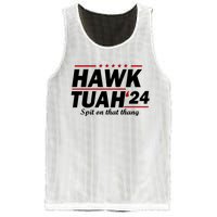 Hawk Tuah 24 Spit On That Thang Hawk Tush For President 2024 Election Parody Mesh Reversible Basketball Jersey Tank