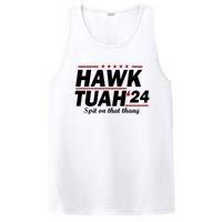 Hawk Tuah 24 Spit On That Thang Hawk Tush For President 2024 Election Parody PosiCharge Competitor Tank