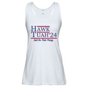 Hawk Tuah 24 Spit On That Thang Ladies Essential Flowy Tank