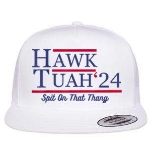 Hawk Tuah 24 Spit On That Thang Flat Bill Trucker Hat