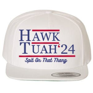 Hawk Tuah 24 Spit On That Thang Wool Snapback Cap