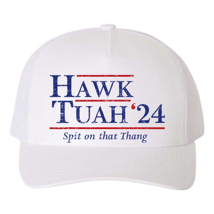 Hawk Tuah 24 Spit On That Thang Yupoong Adult 5-Panel Trucker Hat