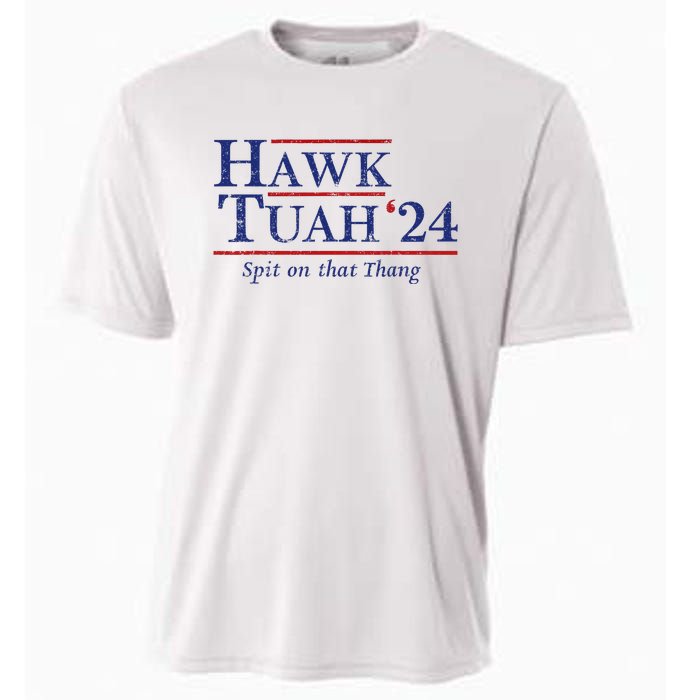 Hawk Tuah 24 Spit On That Thang Cooling Performance Crew T-Shirt