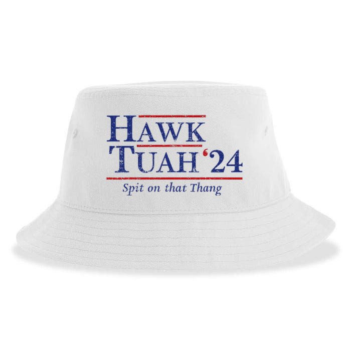 Hawk Tuah 24 Spit On That Thang Sustainable Bucket Hat