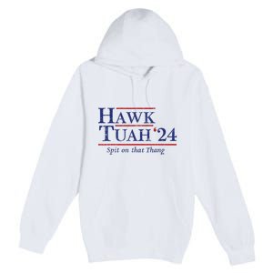 Hawk Tuah 24 Spit On That Thang Premium Pullover Hoodie