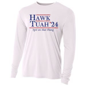 Hawk Tuah 24 Spit On That Thang Cooling Performance Long Sleeve Crew