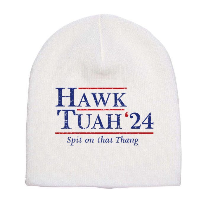 Hawk Tuah 24 Spit On That Thang Short Acrylic Beanie