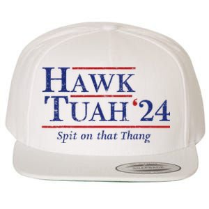 Hawk Tuah 24 Spit On That Thang Wool Snapback Cap