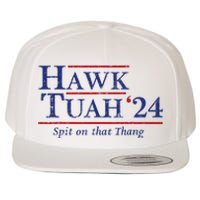 Hawk Tuah 24 Spit On That Thang Wool Snapback Cap