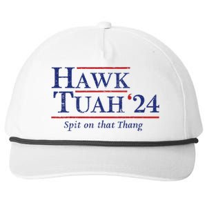 Hawk Tuah 24 Spit On That Thang Snapback Five-Panel Rope Hat