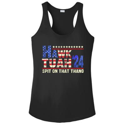 Hawk Tuah 24 Spit On That Thang Funny Saying Ladies PosiCharge Competitor Racerback Tank