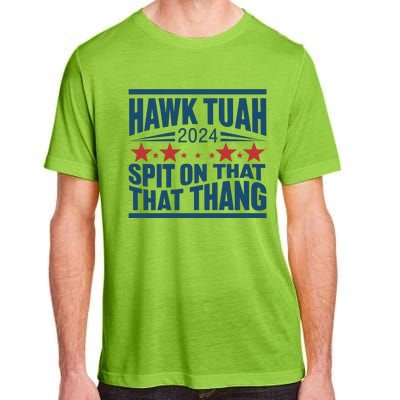 Hawk Tuah 2024 Meme Adult ChromaSoft Performance T-Shirt