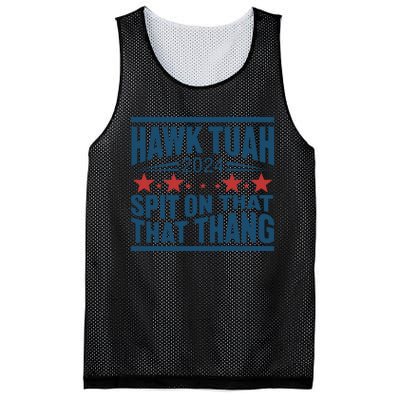 Hawk Tuah 2024 Meme Mesh Reversible Basketball Jersey Tank