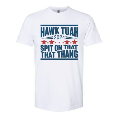 Hawk Tuah 2024 Meme Softstyle CVC T-Shirt