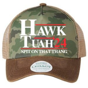 Hawk Tuah 24 Spit On That Thang Hawk Tush For President 2024 Election Parody Legacy Tie Dye Trucker Hat