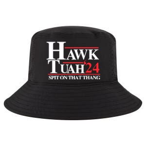 Hawk Tuah 24 Spit On That Thang Hawk Tush For President 2024 Election Parody Cool Comfort Performance Bucket Hat