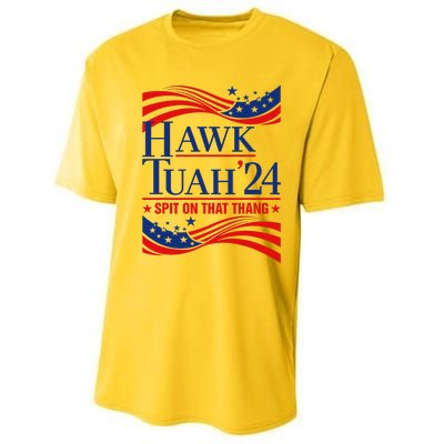 Hawk Tauh 24 Usa Flag Meme Quote Performance Sprint T-Shirt