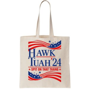 Hawk Tauh 24 Usa Flag Meme Quote Tote Bag