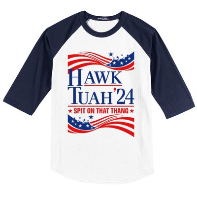 Hawk Tauh 24 Usa Flag Meme Quote Baseball Sleeve Shirt