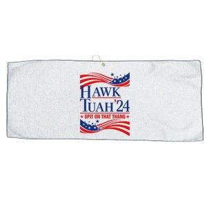 Hawk Tauh 24 Usa Flag Meme Quote Large Microfiber Waffle Golf Towel