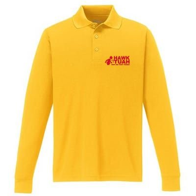 Hawk Tush 2024 Election Parody Performance Long Sleeve Polo