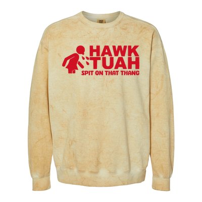 Hawk Tush 2024 Election Parody Colorblast Crewneck Sweatshirt